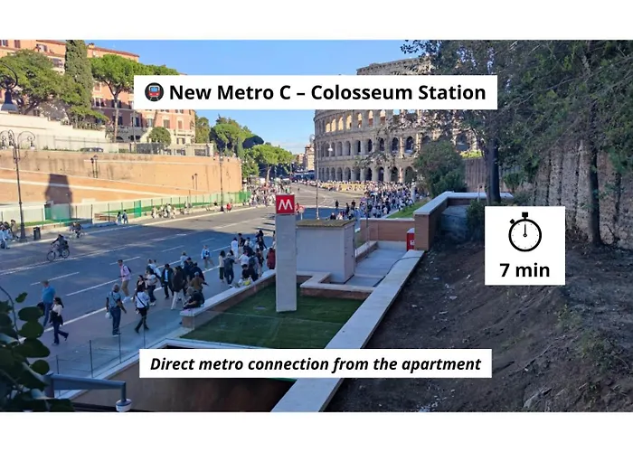Apartamento Domvs Clavdia - 7min To Colosseum By Metro, Station Under Apt, Roma, 6pax, A-c *